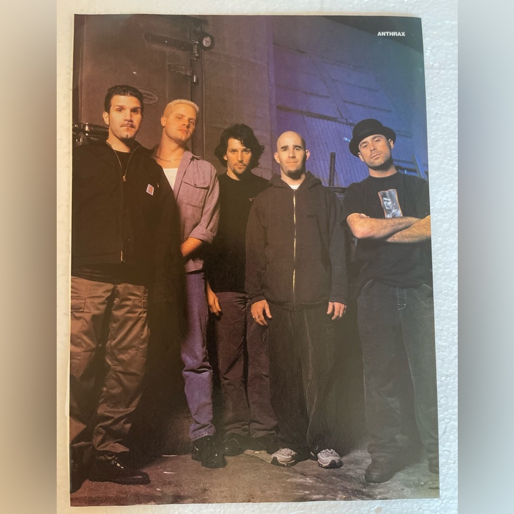 Anthrax band pinup